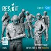 RESKIT RSF72-0071 One busy day carrier crew on deck (scene 2) (6 pcs) (3D Printed) (1/72)